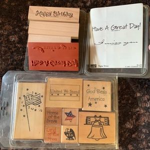 ‼️SALE‼️Stampin up stamps